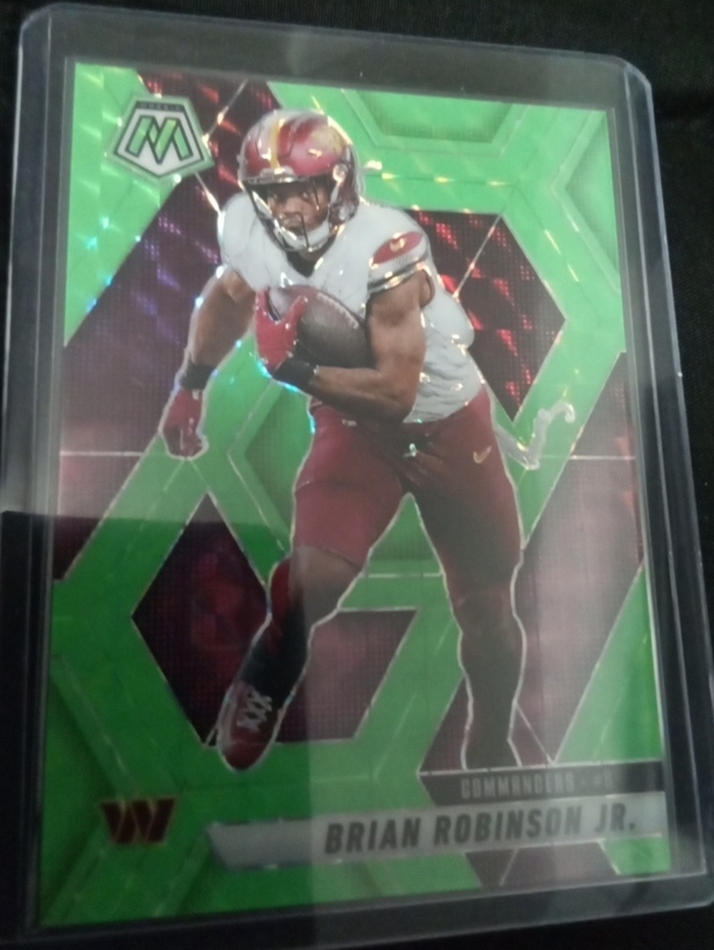 2025 Panini Mosiac Brian Robinson Jr. Lime Green /10.